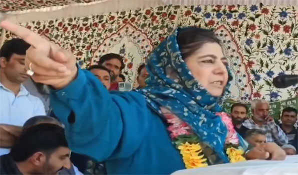 Through high voter turnout, people have sent a message to Delhi: Mehbooba