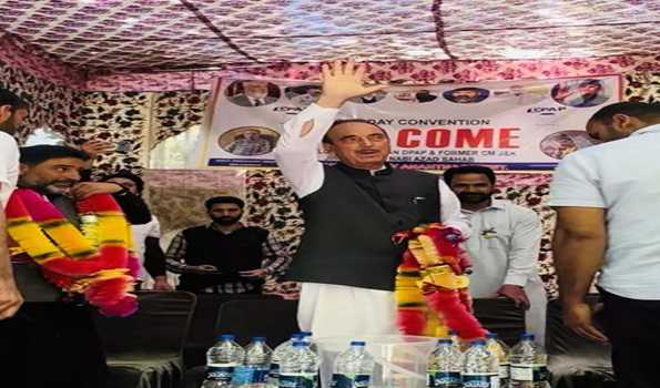 Reject division, vote for development, Progress: Azad