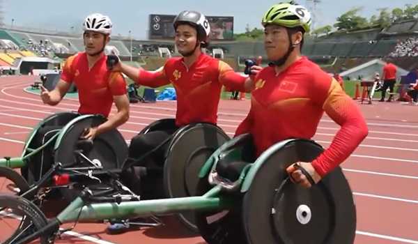 China sweeps men's 400m T54 medals at Para Athletics World Championships