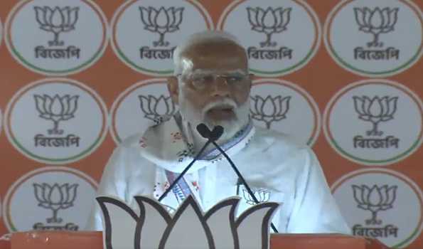 Cong-led INDI Alliance sinking ship: PM Modi
