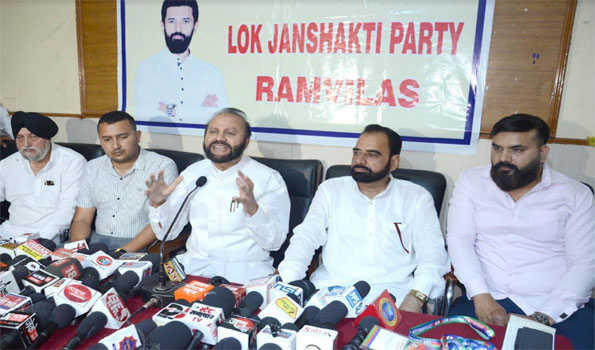 Modi strengthened democracy in J&K by abolishing Art 370: Lok Janshakti Party in Jammu