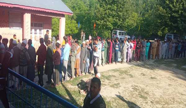 Polling underway in J&K
