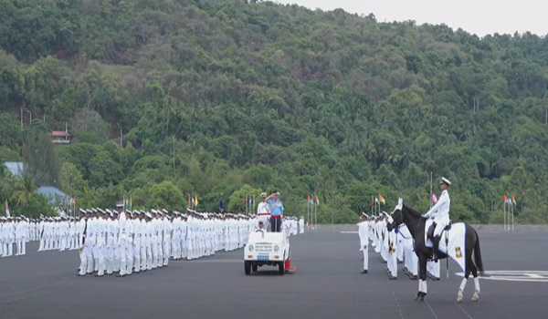 Chief of Air Staff V R Chaudhari reviews PoP, Pass out from INA