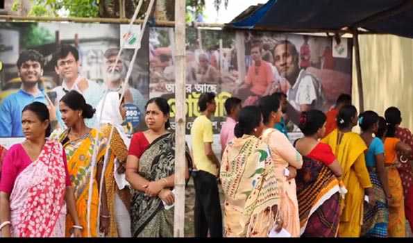 Around 70.19 pc polling recorded in Bengal till 3 PM