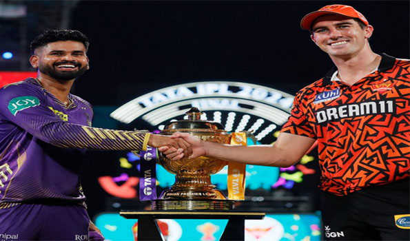 SRH wins toss, to bat first against KKR in grand IPL final
