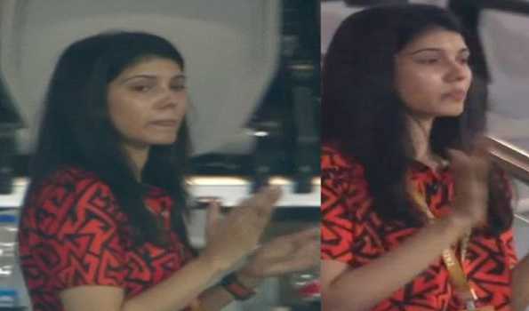 KKR's victory leaves SRH owner Kavya Maran in tears
