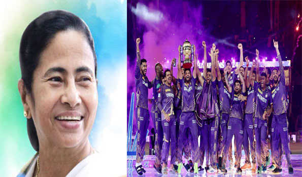 Mamata Banerjee congratulates KKR for wining IPL 2024 trophy