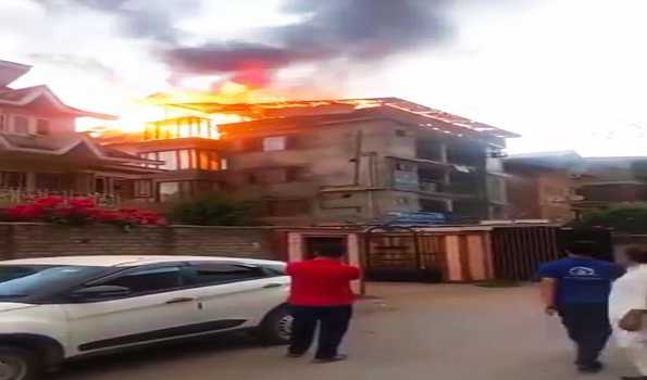 J&K: Fire damages two commercial buildings in Srinagar
