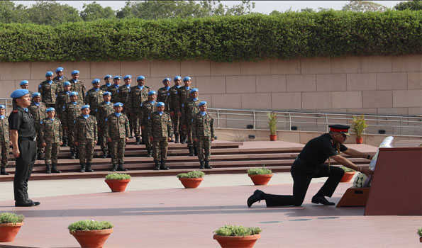 Indian Army pays tribute to soldiers on 76th International Day of UN Peacekeepers