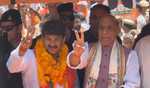 BJP leader Manoj Tiwari files nomination from North-East Delhi