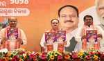 Nadda releases BJP manifesto for Odisha