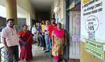 Around 18 17 pc voting recorded till 11 am in Maha LS polls
