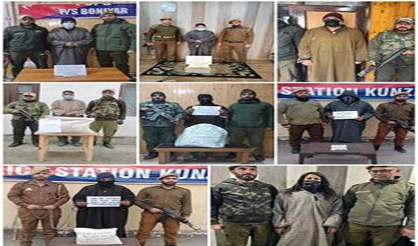 J&K: Police arrest 171 drug peddlers