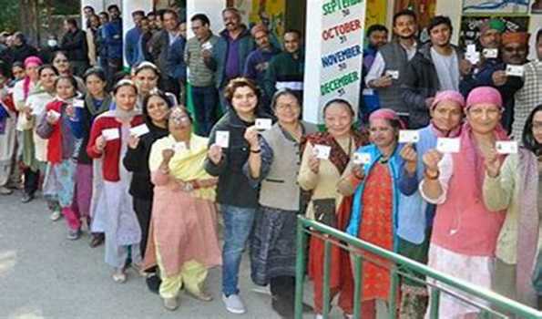 Around 67.44 per cent polling recorded in Solan