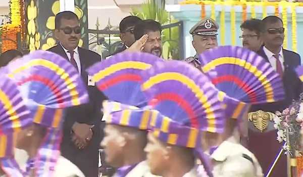 Telangana Formation Day celebrated with launch of state song and ceremonial parades