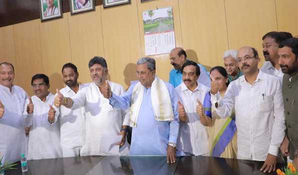 Karnataka Cong leaders dismiss exit polls as "Modi fantasy" and "biased"