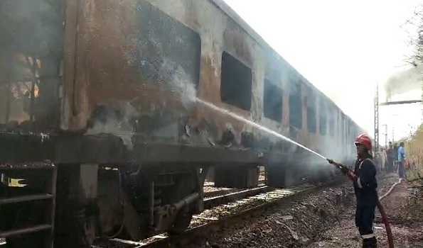Fire on Taj Express in Delhi; all passengers safe