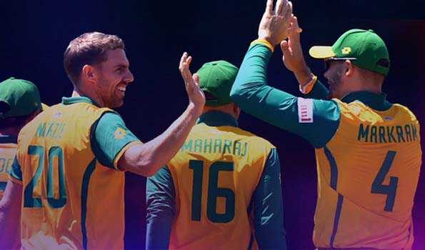 Bowlers led by Nortje help SA beat SL in T20 WC match