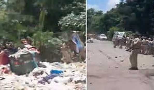 Five officers injured during demolition drive in Mumbai