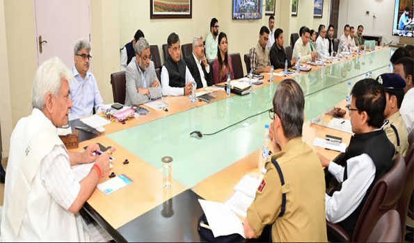 J&K Lt Governor reviews preparation for Mata Kheer Bhawani Mela, Eid-ul-Adha