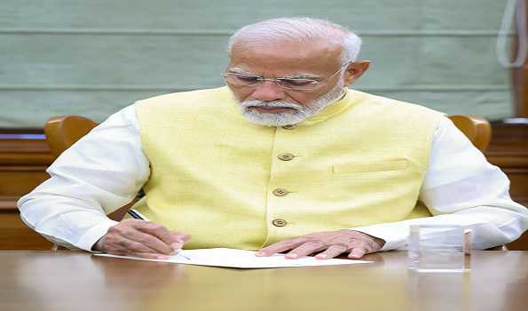 Modi takes charge as PM, starts off with Kisan Nidhi file