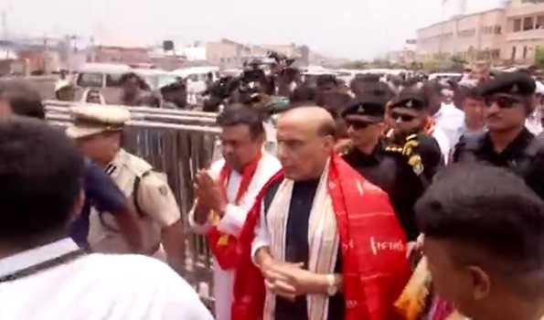 Union Ministers, CMs of various states, offer prayers to Lords in Jagannath temple