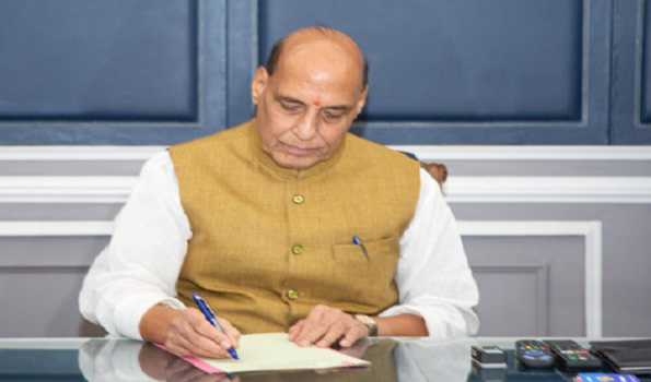 Rajnath Singh takes charge as Defence Minister