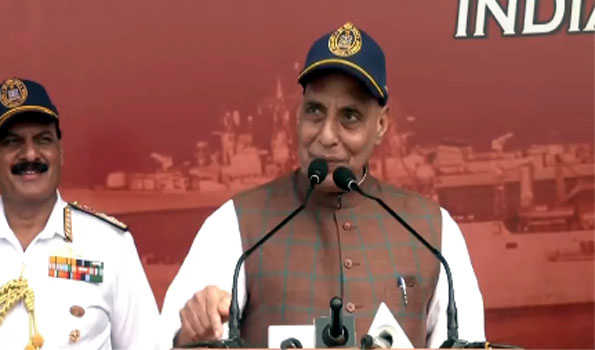 Rajnath hails Indian Navy for emerging as first responder in IOR