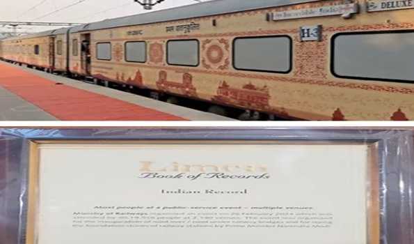 Ministry of Railways enters into Limca Book of Records for public service