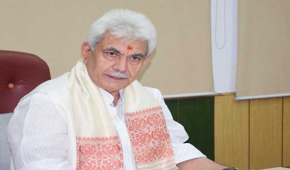 J&K Lt Guv Sinha greets people on Eid-ul-Zuha