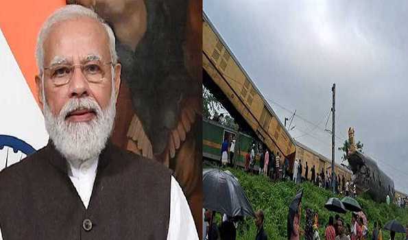 Bengal train accident: PM saddens & condoles death of passengers in mishap