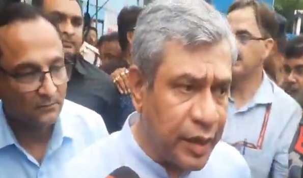 Railways Minister  arrives to visit the accident site  in North Bengal