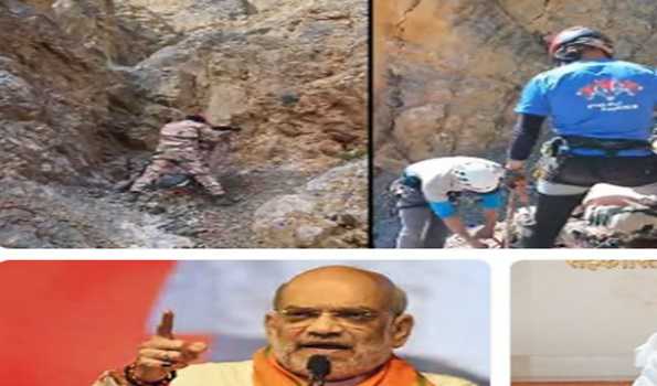 Amit Shah hails ITBP for challenging search operation in Lahaul & Spiti