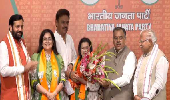 Kiran and Shruti Choudhary join BJP