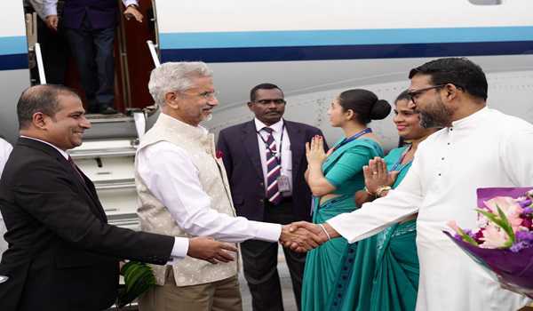 EAM Jaishankar arrives in Colombo on official visit