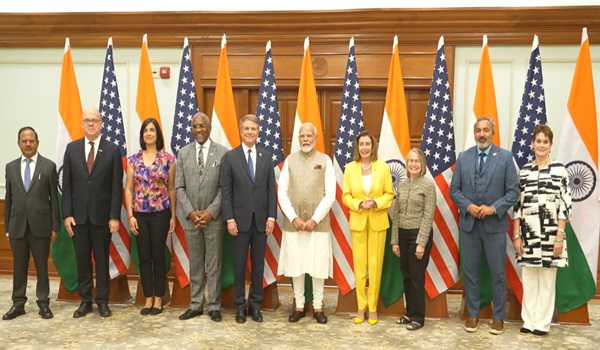 US delegates meet PM Narendra Modi