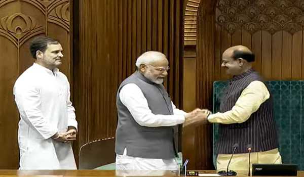 Om Birla elected LS Speaker by voice vote