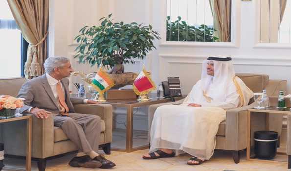 EAM holds talks with Qatari PM as Doha hosts third Afghan talks