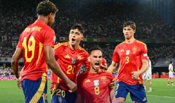 Spain overcomes early scare to rout Georgia 4-1 in Euro 2024 clash