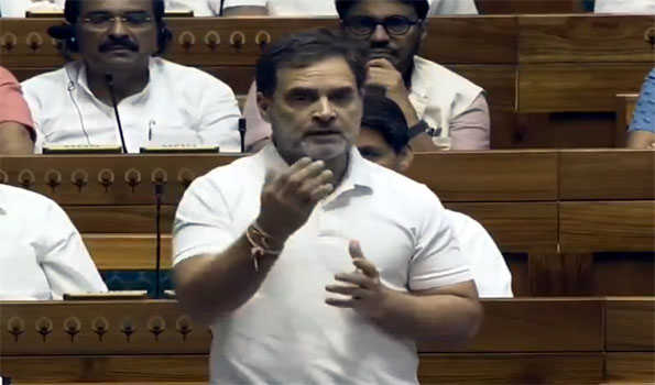 LS LoP Rahul creates ruckus with 1st address; PM intervenes
