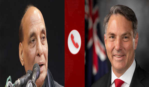 Rajnath calls Australian Dy PM over phone; review progress in bilateral defence ties