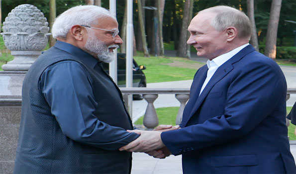 PM Modi hosted for private dinner at President Putin