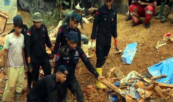 Search operation for landslide victims in Indonesia's gold mine ends with 27 dead, 15 missing