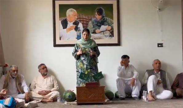PDP pledges to lift people of J&K out of hardship: Mehbooba