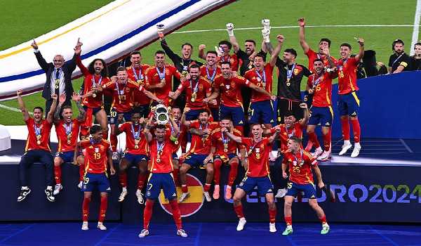 Late heroics secure Spain the Euro title for fourth time