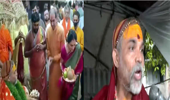 Maha: Jyotirmath Shankaracharya Swami Avimukteshwaranand Saraswati meets Uddhav Thackeray