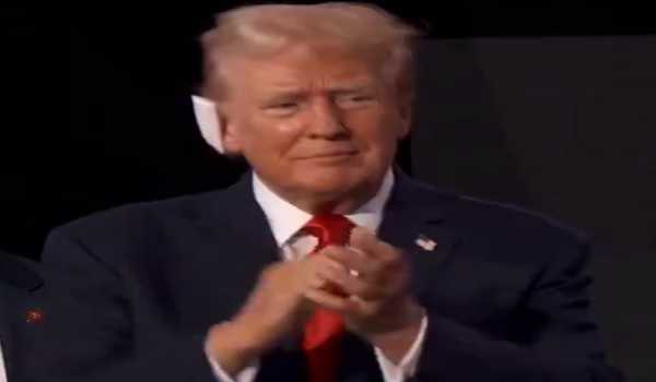 Trump appears at Republican Convention for 1st time since assassination attempt