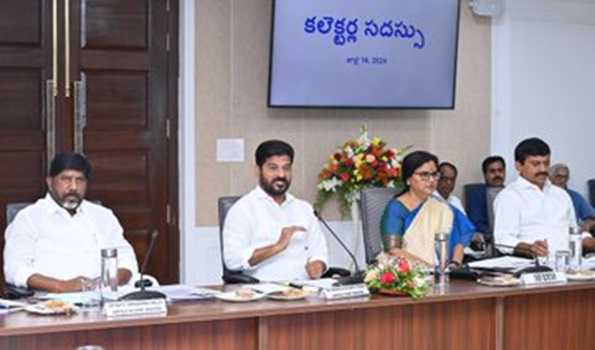 "You are the eyes and ears of  Govt," says Telangana CM to Collectors