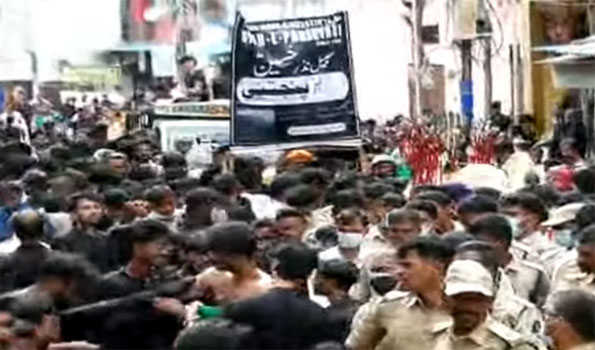 Devout Muslims observe Muharram in Telangana