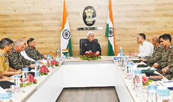 J&K LG, Army Chief chair separate security review meetings in Jammu